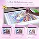 Guiseapue Leuchttisch A3 für Diamond Painting Zubehör: Einstellbare Helligkeit Diamant Painting Erwachsene, Kinder Leuchtkasten Copy Board, Light Pad für Skizzieren Animation Malen Zeichnen Designen