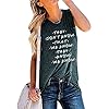 BLANCHES-Women-Friends-They-Dont-Know-Tank-Tops-TV-Show-Shirt-Sleeveless-Tee-Summer-Workout-Tops Plus Size Christmas Shirt Women Gnomes T-Shirt Xmas Buffalo Plaid Splicing Tshirt Holiday Shirts Tops Green