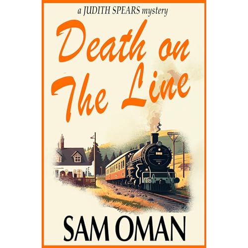 DEATH ON THE LINE Audiolibro Por Sam Oman arte de portada