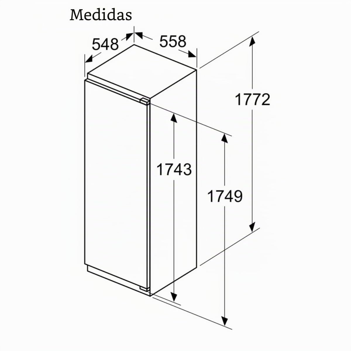 Frigorífico combi integrable Siemens cierre SoftClose - KI81RADD0