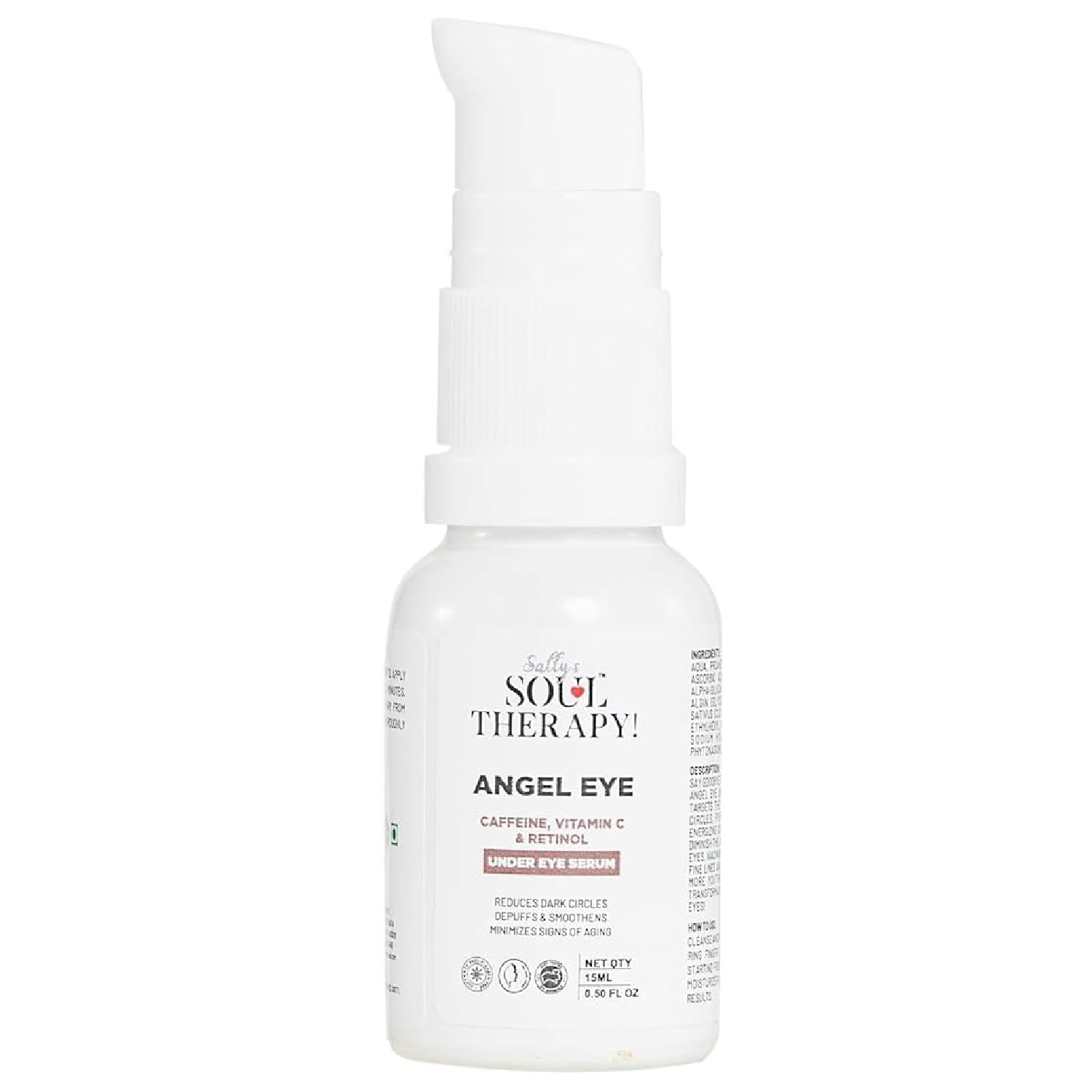 Sally's Soul Therapy Under Eye Serum - Coffee Extract & Vitamin A & C | Refresh, Revitalize, Reduce Puffiness & Dark Circles | Brightening Natural Formula | Suitable For All Skin Types | 15ml-image-33