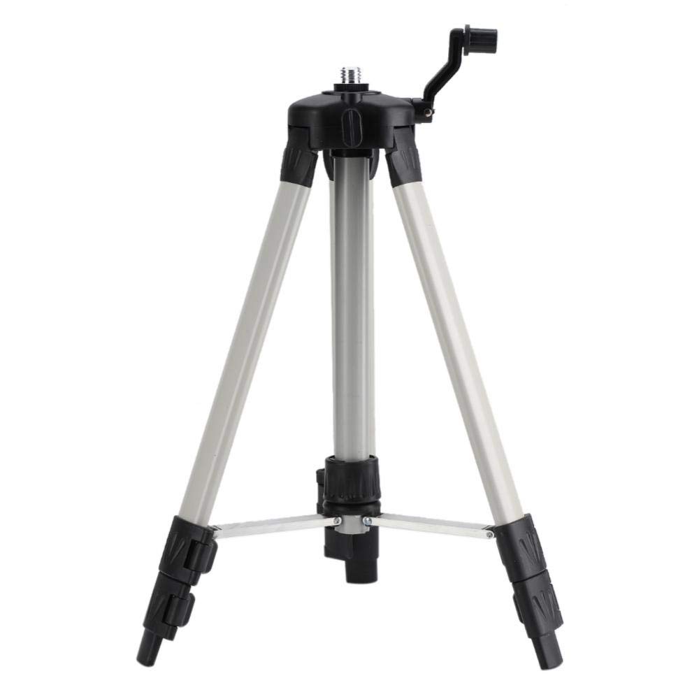FTVOGUE Adjustable Height Telescopic Aluminum Alloy Laser Level Tripod Stand for Building Site