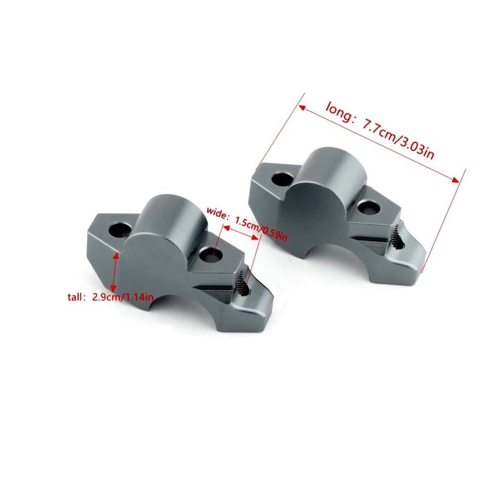 Abrazadera Elevadora para ADV350 para ADV 350 2022 2023 2024 Barra Mango Extensible Aumento 29MM Retroceso 15MM(Type B)