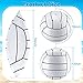Jerify 12 Inch Inflatable Volleyball Beach Ball, PVC Material, 3 Pieces, Perfect for Kids and Adults, Ideal for Parties and Summer Activities