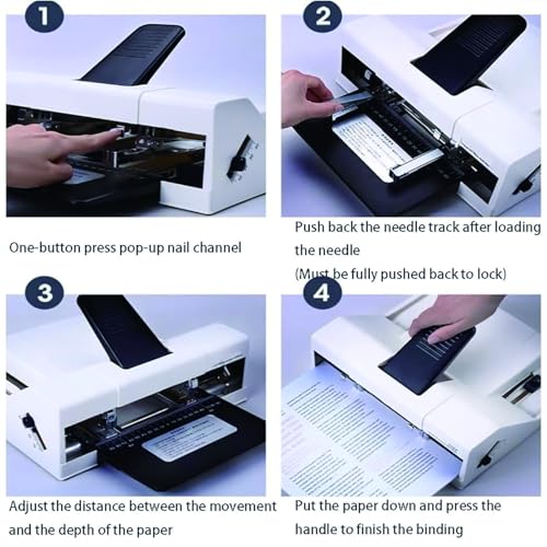 Agrafeuse double pour brochure A3 évitant les reliures ratées