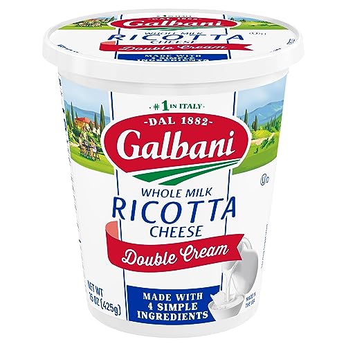 Galbani, Double Cream Ricotta Cheese Whole Milk, 15 Ounce