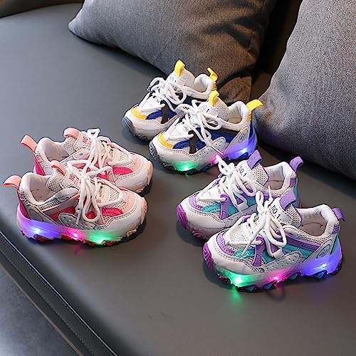 Generic Girls Shoes Baby Shoes Children Boys Bling Led Light Luminous Sport Kids Sneakers Big Kid Tennis4