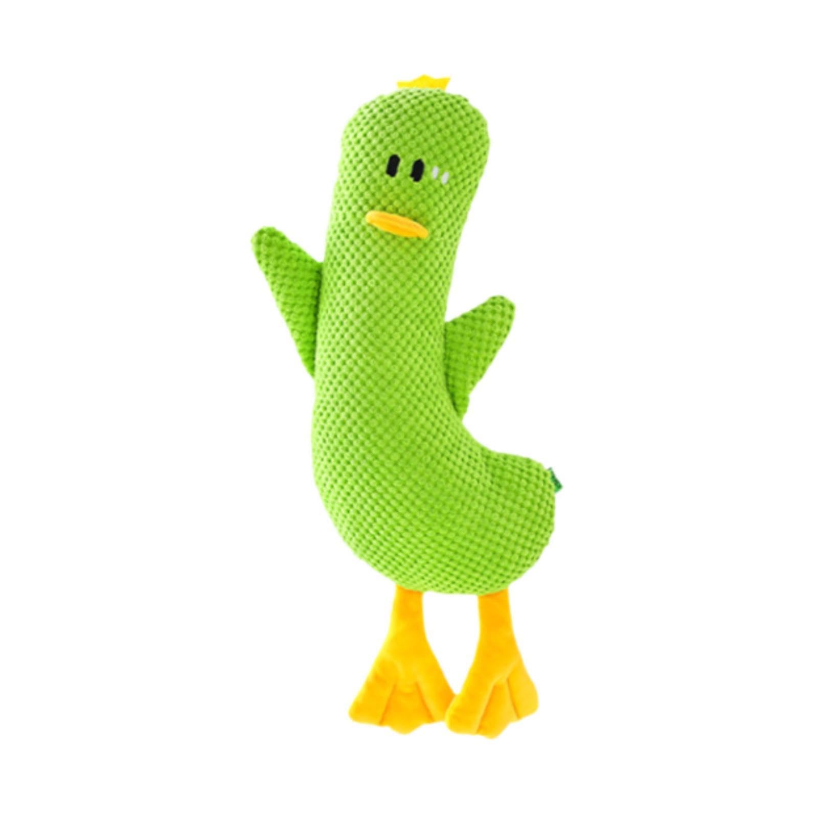 Jouet à Mâcher pour Chien Jouet Interactif Sonore d'exercice pour Animaux de Compagnie en Forme de Canard avec Couineur Intégré Approprié pour Offrir, S
