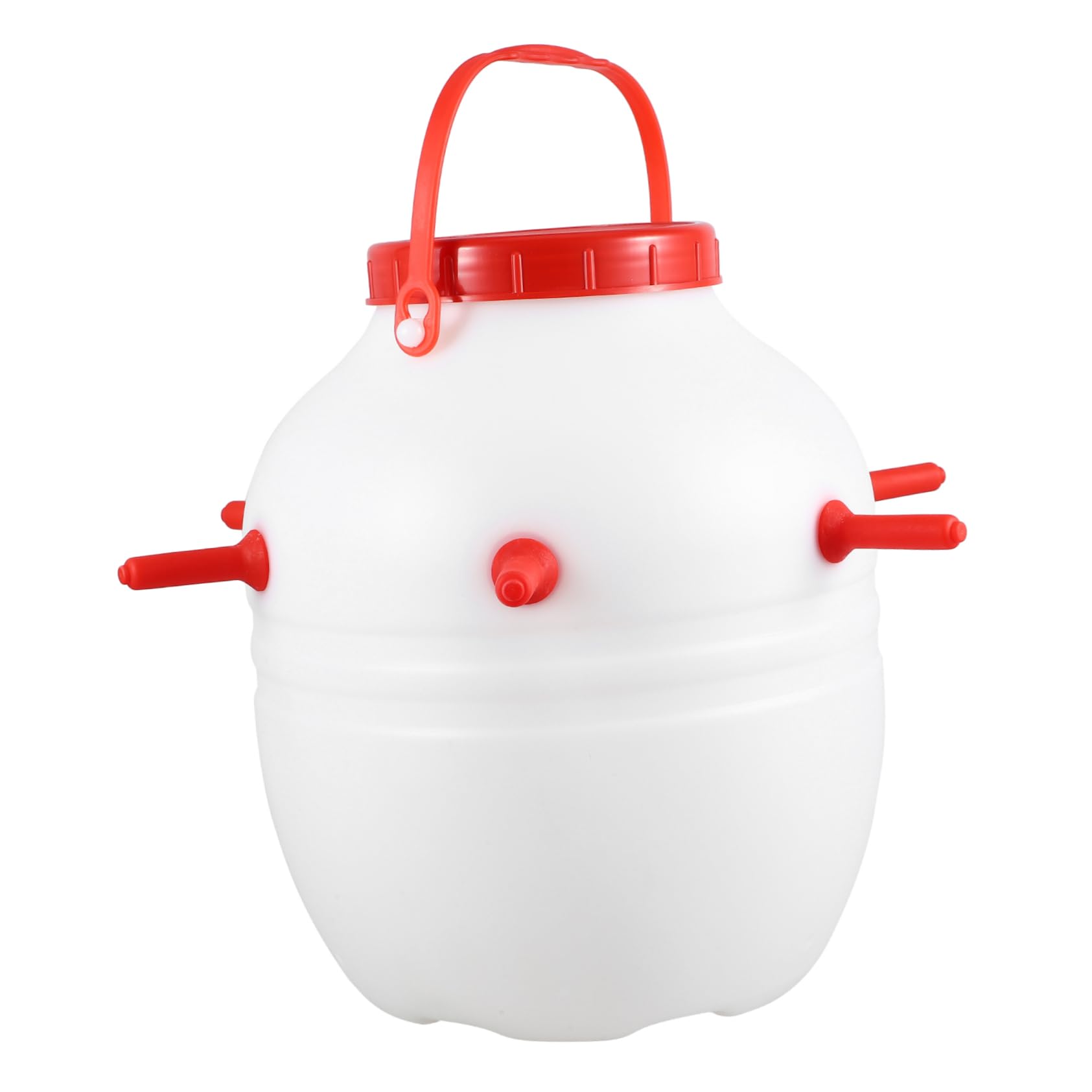 Biberon en Silicone pour Agneau, Plastique Blanc, 8l, Huit Tétines