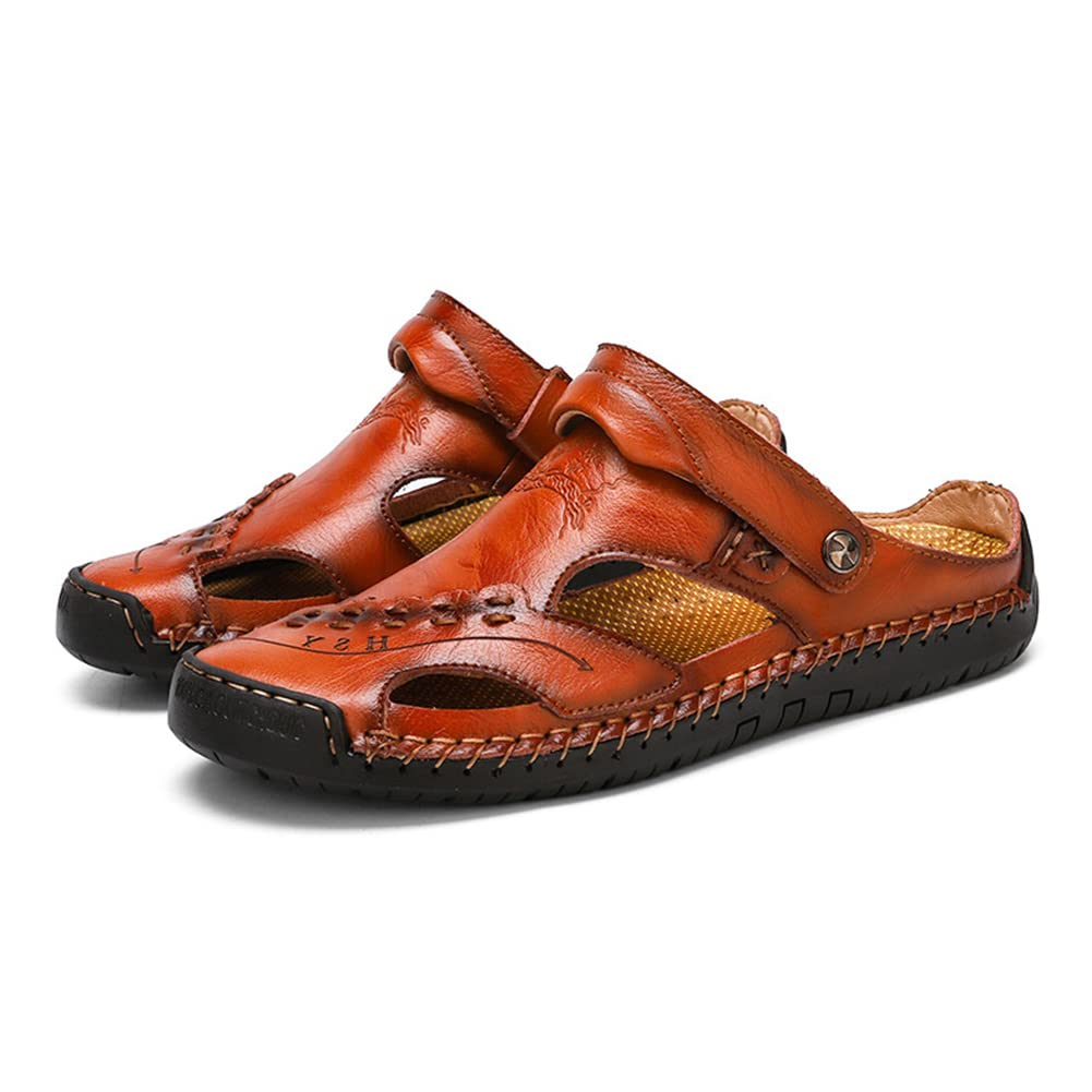 Rojeam Sandalias Casuales para Hombre Zapatillas de Playa Zapatos Planos Sandalias de Verano
