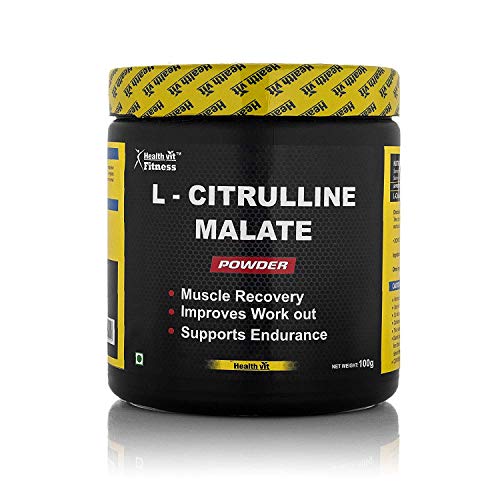 HealthVit Fitness Pure L-Citrulline DL-Malate Powder 100gm