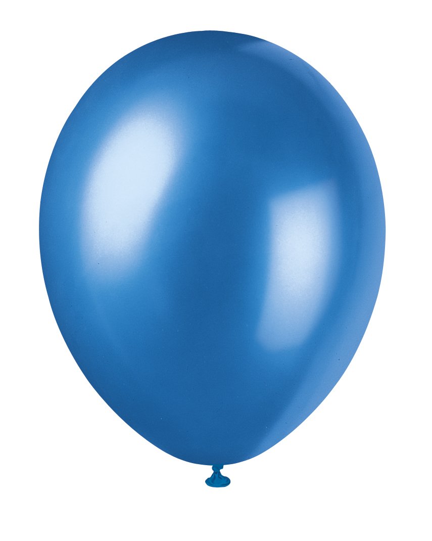 Premium Cosmic Blue Pearlized Balloons (30cm) Pack of 8 - Elegant Party Decorations