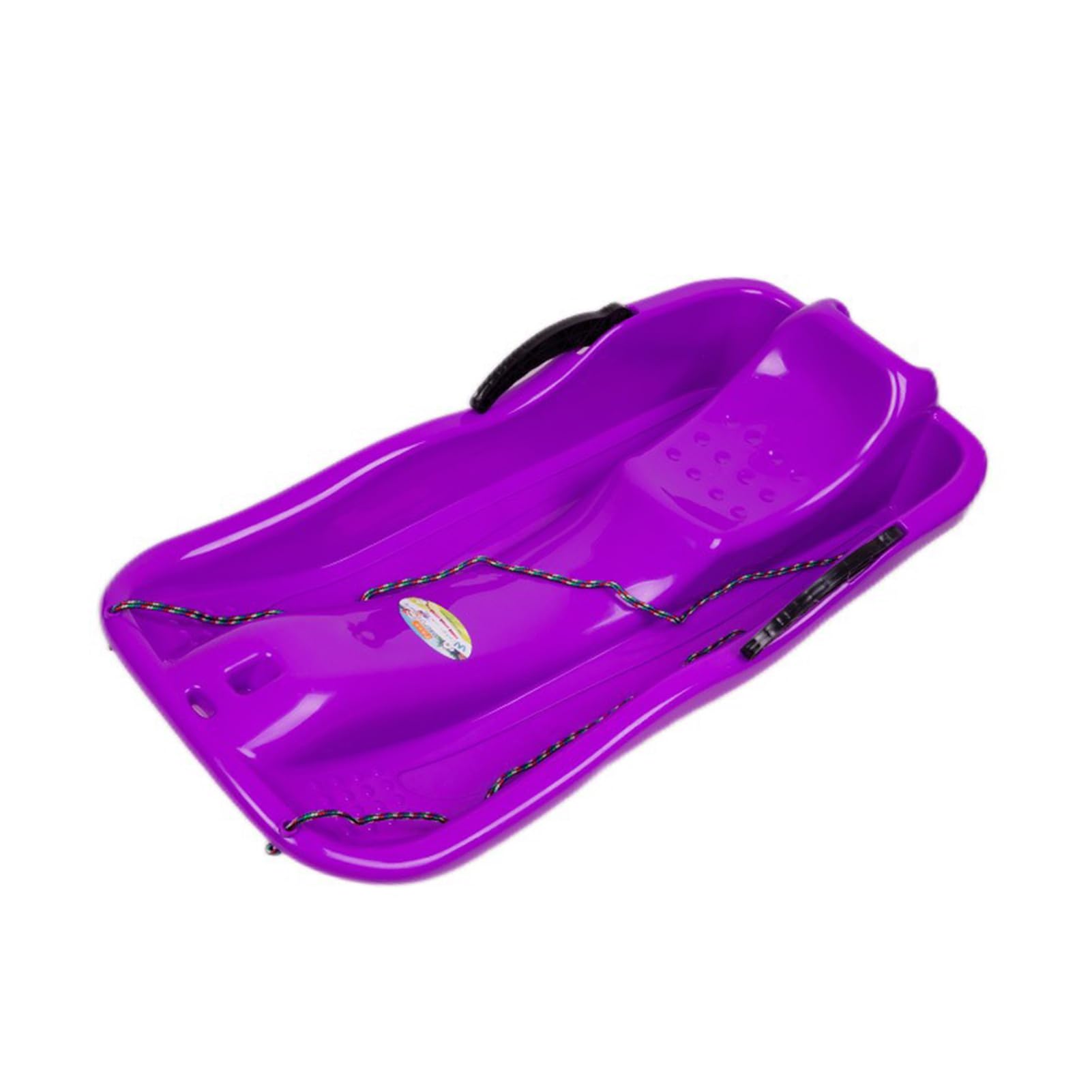 Tobogán con Frenos 79x38x16cm Trineo de Nieve de Plástico para Niños y Adultos