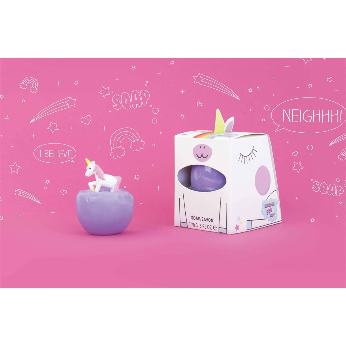 Gift Republic Unicorn Egg Soap Child Kid Novelty Soap With Toy Children Gift