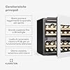 KLARSTEIN Rhone 36 Duo Cantinetta Vino - 36 Bottiglie, Doppia Temperatura, 5-22°C, LED, Protezione UV, Push-to-Open, Silenziosa, Nero