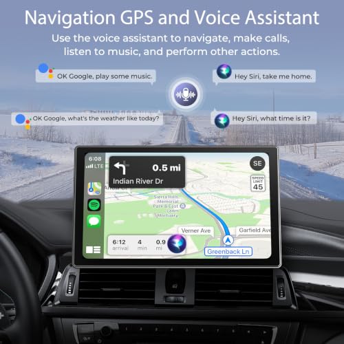 Pantalla Carplay 9" HD Touchscreen para Auto miniatura 6