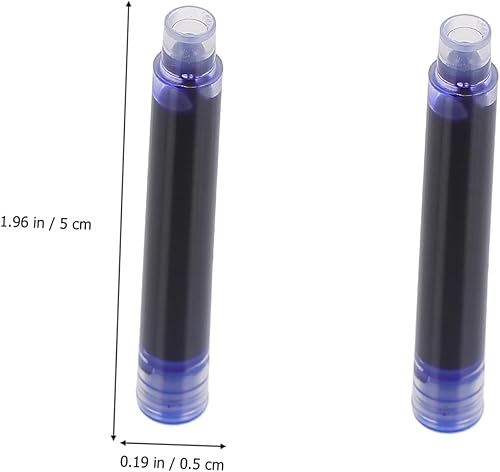 Miniatura 8 de Operitacx Bolsa de tinta para pluma estilográfica, 50100 bolígrafos, recargas de tinta profesionales para escribir artículos de papelería para