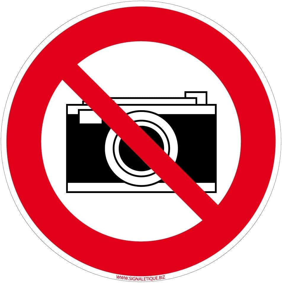 Panneau Interdiction de Prendre des Photos pour Musées et Entreprises