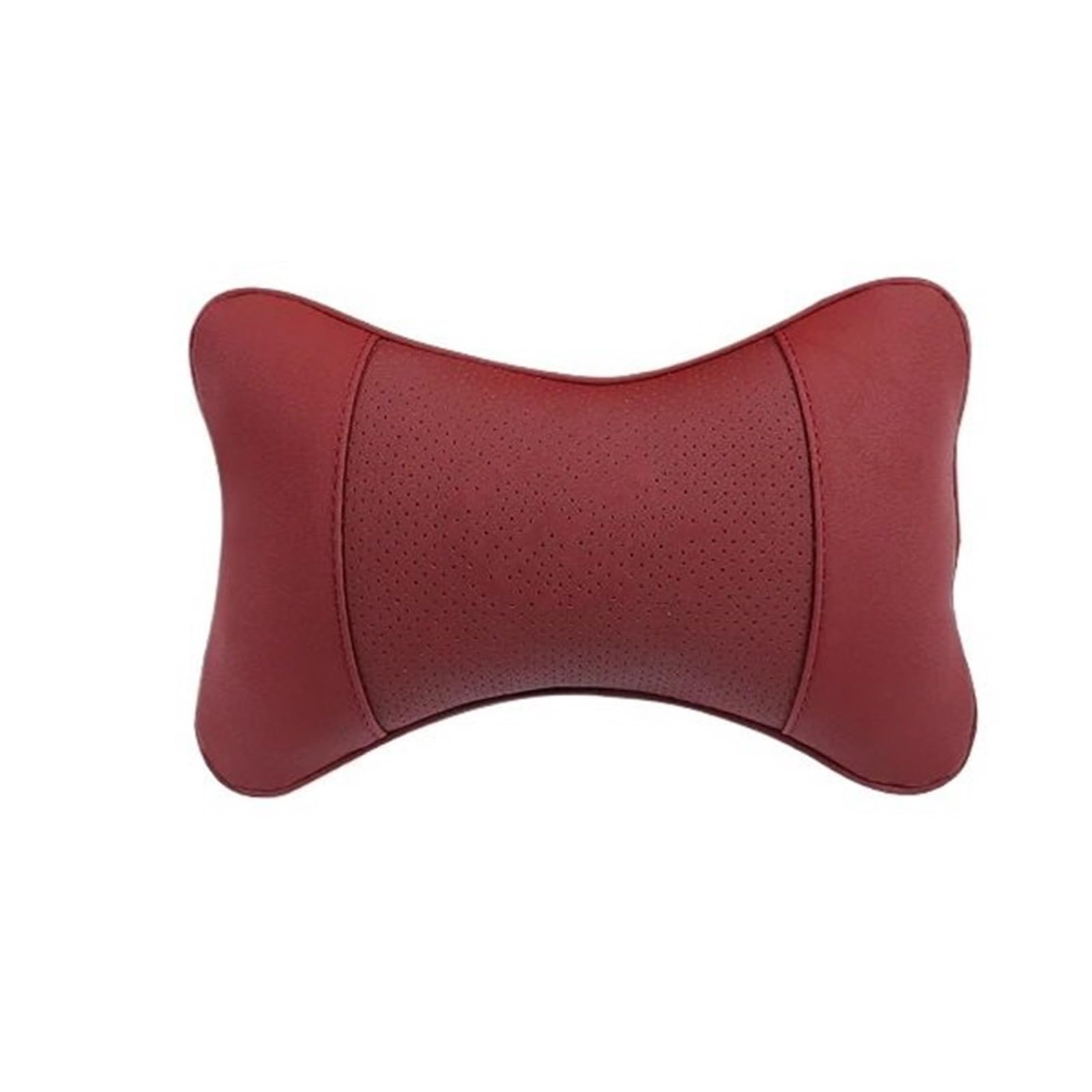 POAWUDJA Car Pillow 1Pcs Car Seat Headrest Fit For Volkswagen R Golf Caddy Passat Tiguan Jetta Beetle Removable Cover(Volcanic red)