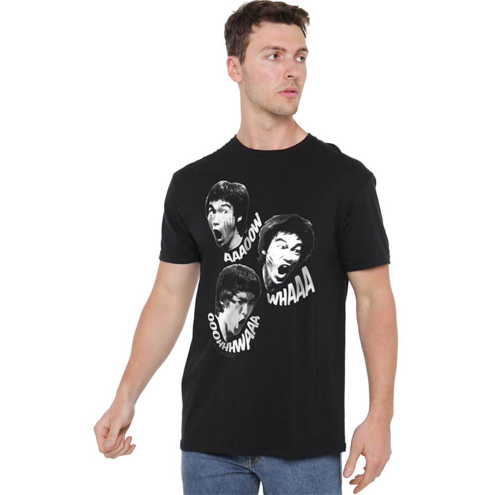 Bruce Lee Sounds of The Dragon Unisex T Shirt, Black, Small