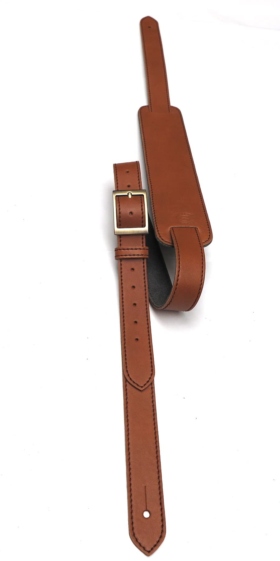 Custom Style Skórzany pasek do gitary basowej w stylu vintage 3 cm z paskiem na ramię T330Y