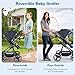 INFANS 2 in 1 High Landscape Convertible Baby Stroller, Newborn Reversible Bassinet...