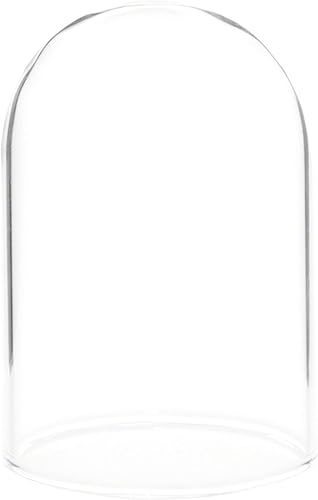 Plymor Mini campana de cristal en forma de domo para exhibición, de 1.85 x 2.875 pulgadas