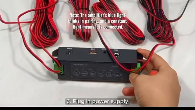 STUODIOFINIX 4-Channel Mini Bluetooth Amplifier 120w For Passive Speakers With Twsauxmicusbreplacement Partsuitable For Wallceilingmarinebookshelf Speakers - View #7