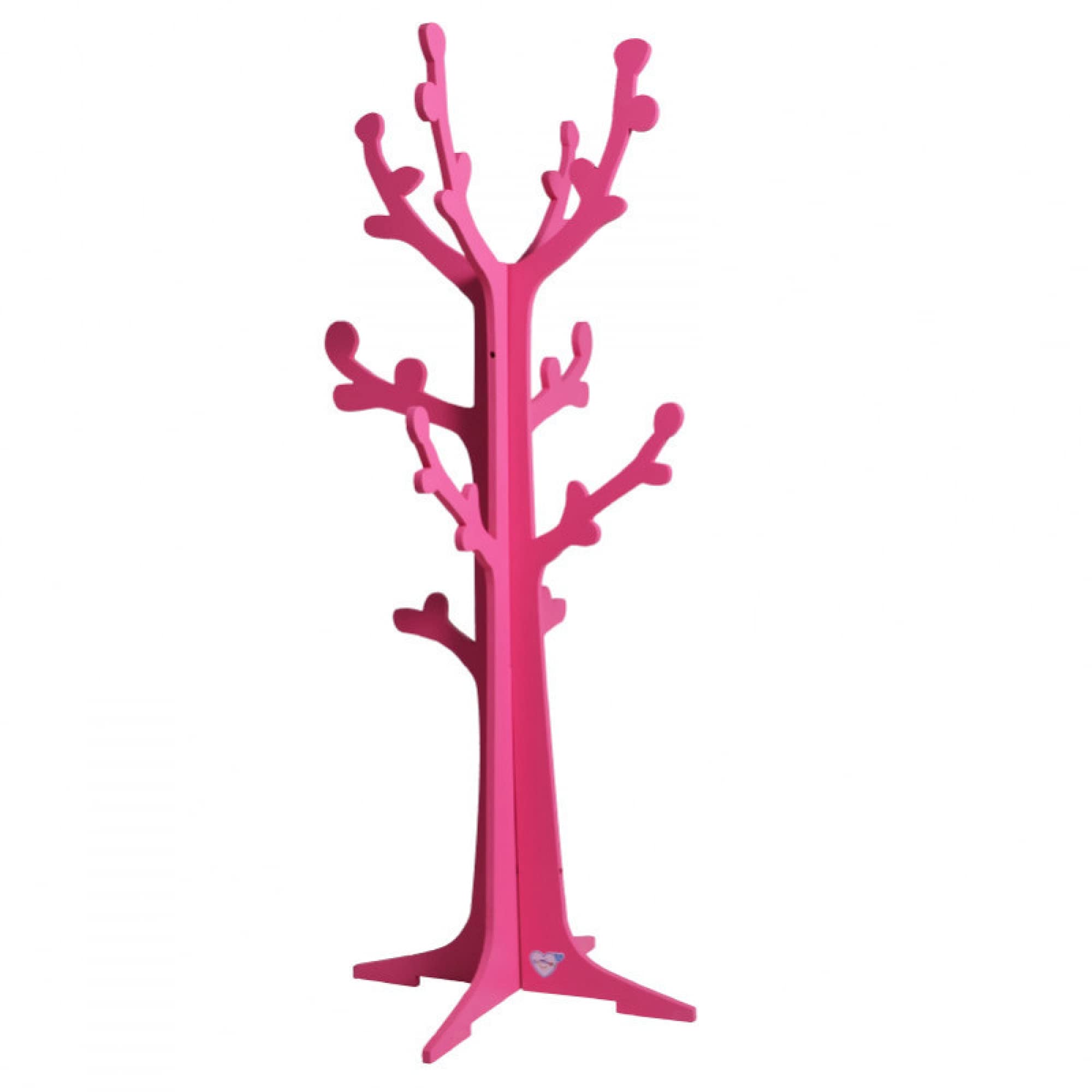 Poyetmotte Cerisier Coat Racks Tree, 45 x 120 cm, Fuchsia, Wood, One Size