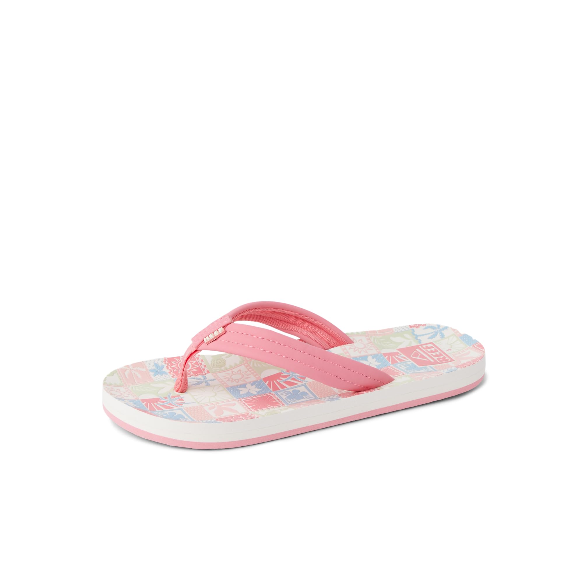 REEF Girls Kids Ahi Beach Flip Flop, Soft Cushion Footbed, Water Friendly