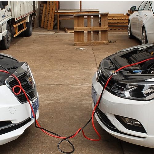 Image of Car Heavy Duty Auto Jumper Cable Booster Wire Clamp with Alligator Wire Emergency Car Battery Charging Booster Cables for Truck Battery Chargers to Start for Engine (7ft, 500 AMP)