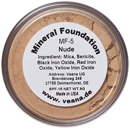Veana Mineral Line Foundation Nude Pack of 1x 9 g, Beige, 9 g (Pack of 1) - Image 2