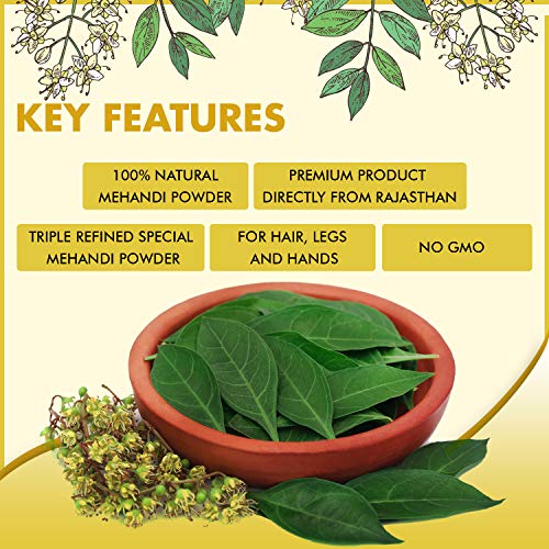 Polvo de Mehndi e Indigo Premium para Cabello 450g miniatura 5