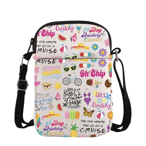 TSOTMO Cruising Gift Cruising Trip Travel Bag Cruise Cabin Gift Ocean Cruise Vacation Getaway Crossbody Bags