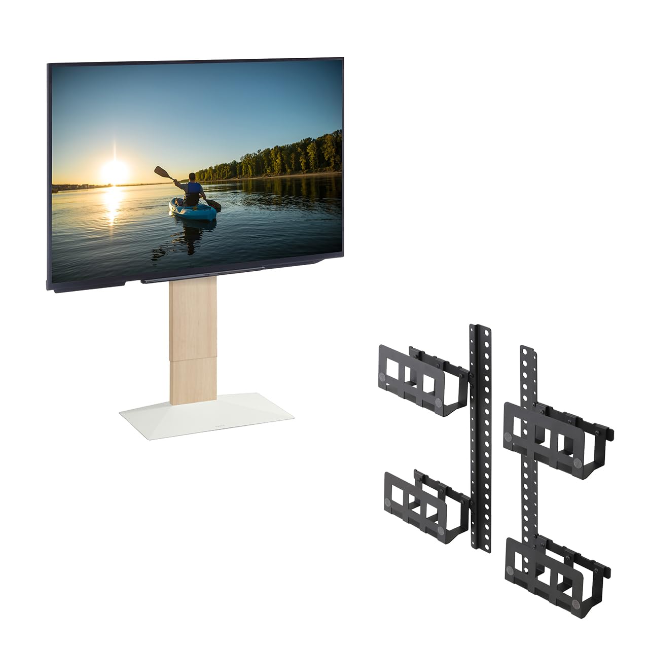 Amazon.co.jp: EQUALS イコールズ テレビ台 壁寄せテレビスタンド WALL  