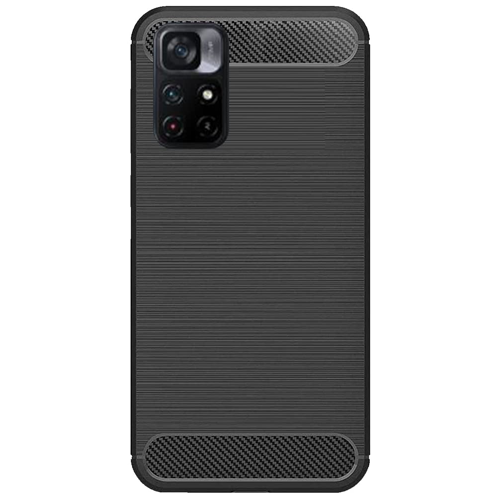 Inktree Back Cover Case for Poco M4 Pro 5G / Poco M4 Pro 5G Cases & Covers (Carbon Fibre Rugged Armour Black Colour) (B09X2WVVB3) Amazon Price History, Amazon Price Tracker