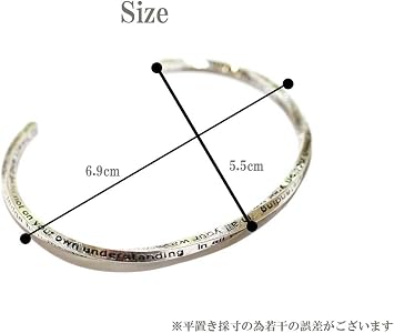 Amazon | OVER RAG バングル ブレスレット メンズ ブランド シルバー