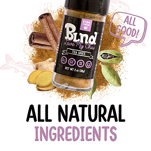 Kitchen Crafted - Blnd Love My Chai Tea Mix, Traditional Indian Spices And Seasonings, Tea Cardamom And Cinnamon Powder, Use For Spice Cake, Chai Snacks, And Chai Pumpkin Spice Tea, 2 Oz #TOP2