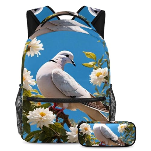 Cartables enfants colombe et fleur un ensemble cadeau parfait pour filles et garçons