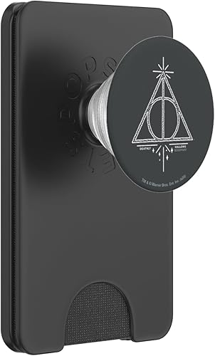Miniatura 7 de Harry Potter Deathly Hallows Line Art PopSockets - Soporte para teléfonos y tabletas, Negro