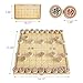 Luoyer 14 Inch Wooden Foldable Chinese Chess Xiangqi Travel Game Set with Wooden Chess Pieces Traditional Tabletop Strategy and Skill Game for Teens Adults
