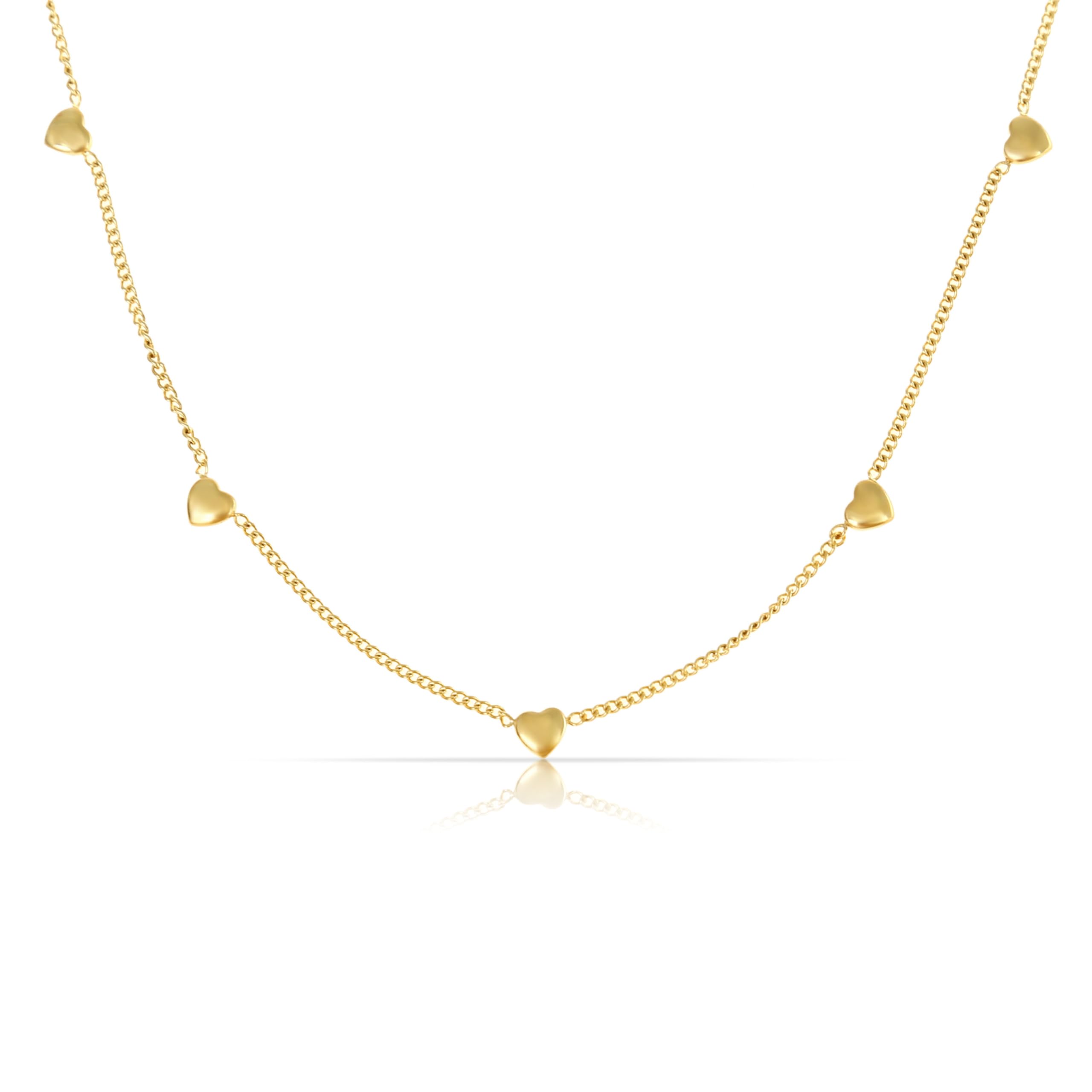 Collier Coeur Tendance : Argent Ou Or Sans Ternissement, Résistant à L'eau - Cadeau Hypoallergénique Pour Femme - France