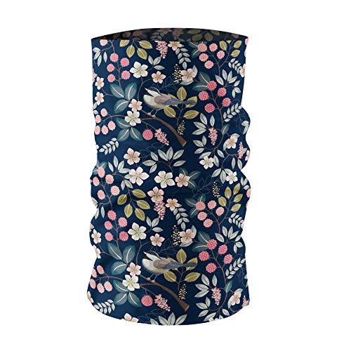 Maskworld Schlauchschal Multifunktionstuch Halstuch Kopftuch - Flower - stylish - atmungsaktiv - elastisch - für alle Gelegenheiten