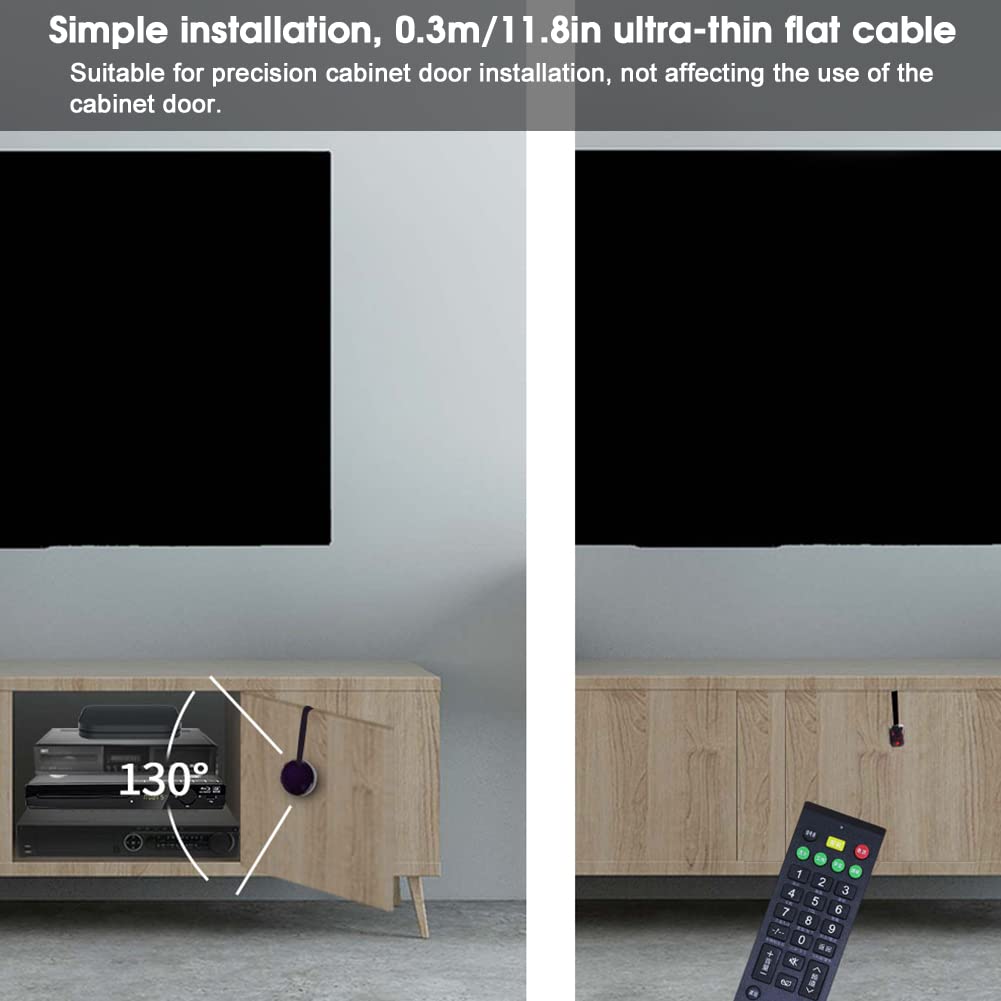 Gaeirt Ripetitore a infrarossi ripetitore infrarossi per telecomando Estensore IR dall'aspetto Semplice per la casa ripetitore telecomando infrarossi High-Tech