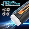 Masturabateur automatique Cup Mâsturbatéur Homme Electrique Va et Vient Vibrant Chauffant Succion Mâsturbatéur MaSculin tasse d'avion vibrante rechargeable pour hommes masturbeuse homme k4 #3