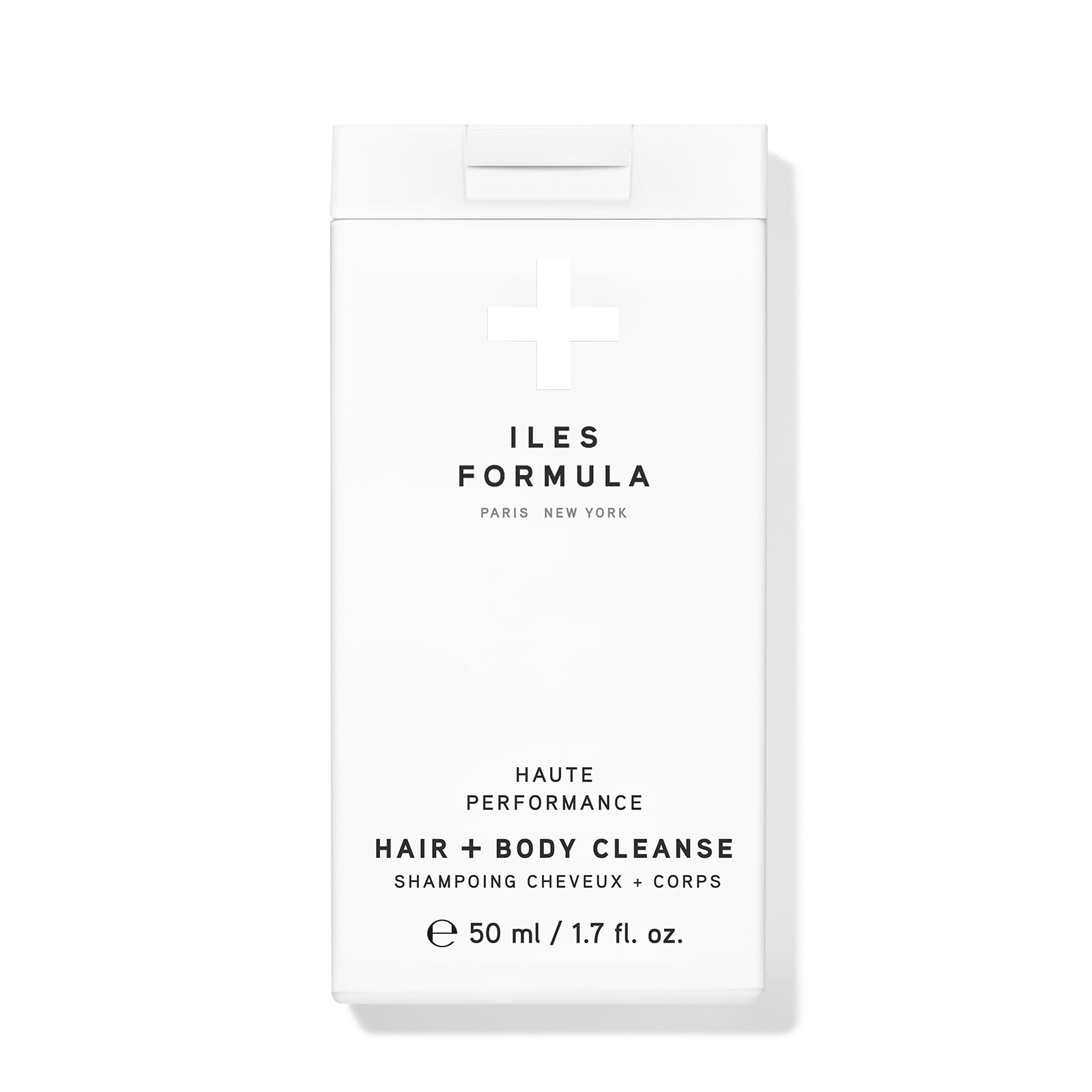 ILES FORMULAHaute Performance Hair + Body Cleanse Mini - Gently Cleanse & Nourish Hair & Body - Sulfate, Silicone & Paraben Free, (50 ML)