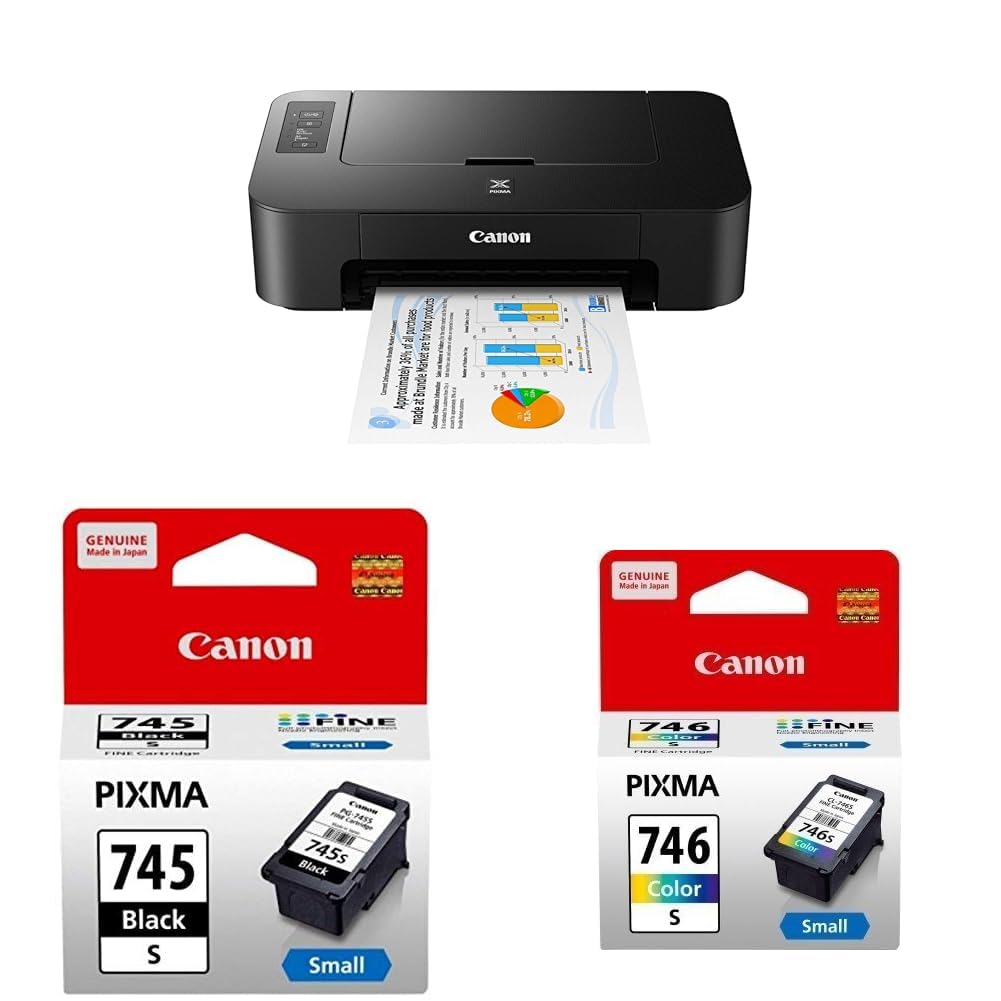 canon pixma ts207 single function inkjet printer (black)