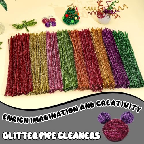Image of Hssugi Pipe Cleaners, 100PCS Black Pipe Cleaners for Hair | Pipe Cleaners Craft Supplies Bulk Fuzzy Sticks for DIY Hair Locs Art and Craft Projects Home Decoration