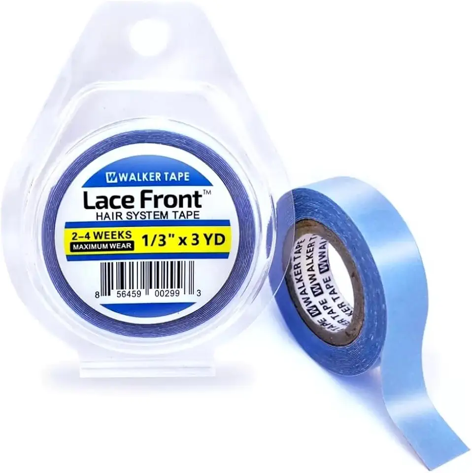 Fita Adesiva Capilar Mega Hair - Extra Forte para Prótese e Lace Front - Fixação Segura (3 metros / 0,8cm)