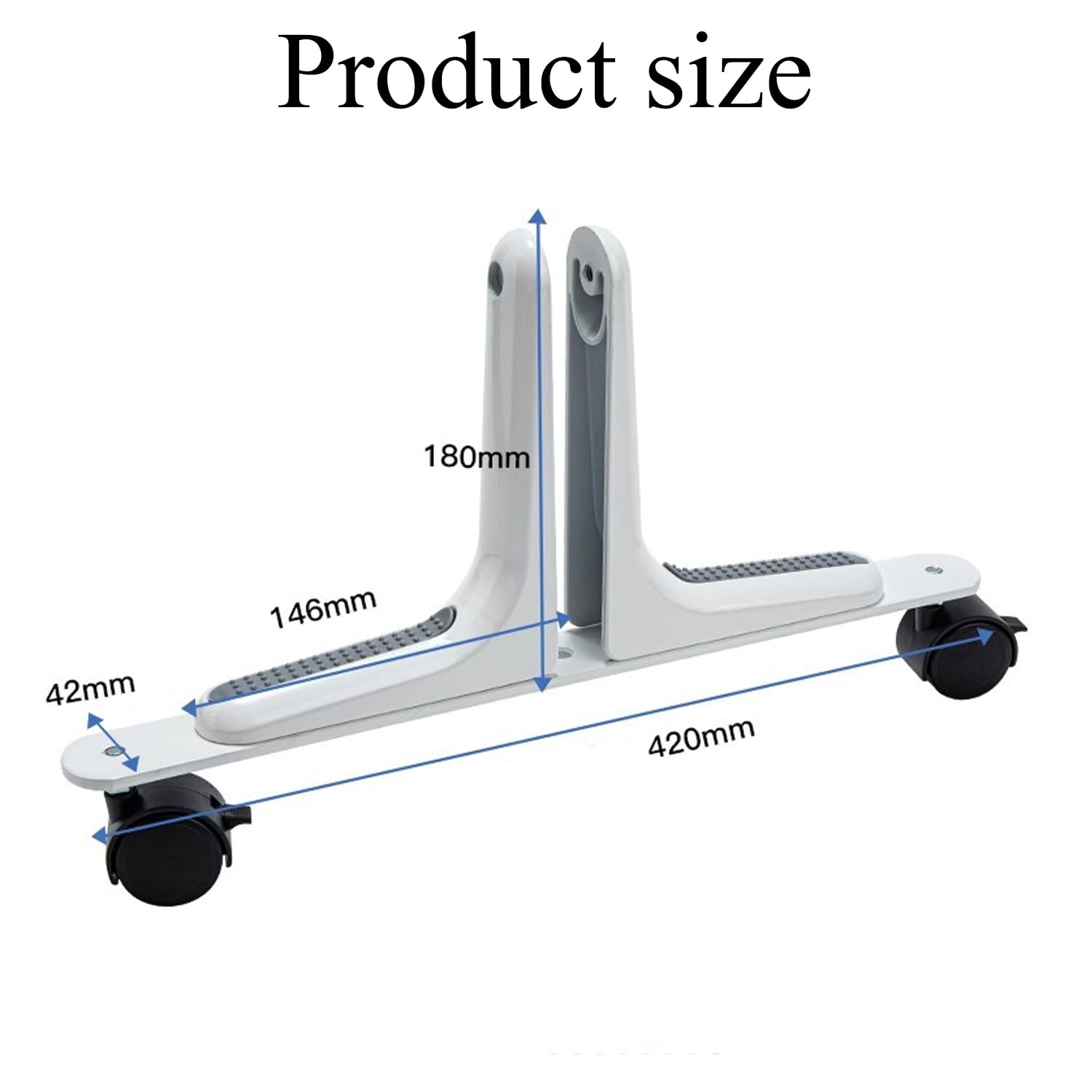 2 Pièces Support D'écran de Séparation,avec Roues à 360 Degrés,Largeur Réglable,pour Hôtel, Maison, Bureau,Blanc